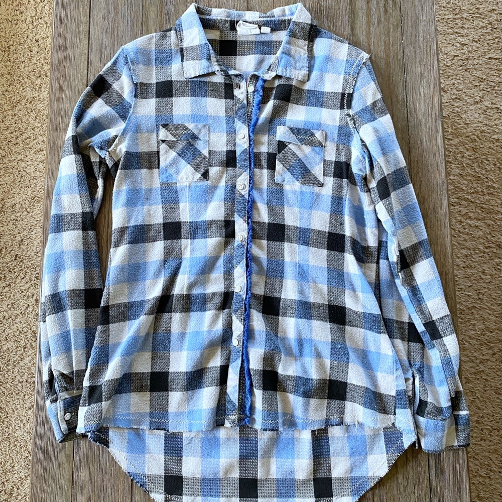 White Crow Flannel Button down shirt